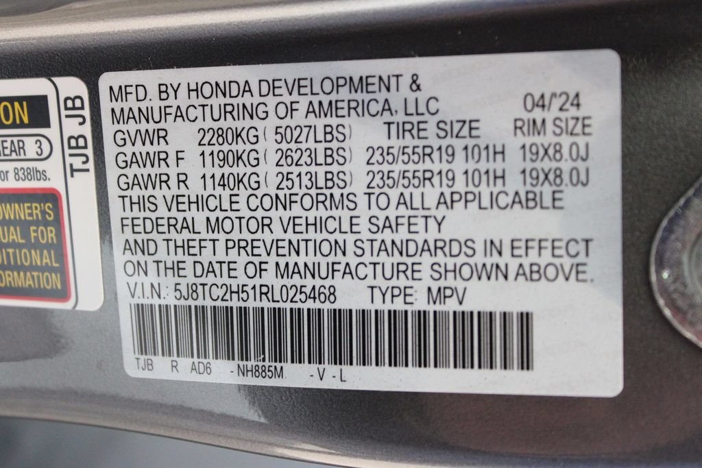 Used 2024 Acura RDX w/ Technology Package AWD/4WD image 32
