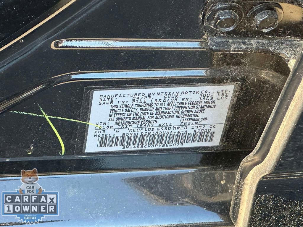 Used 2023 Nissan Sentra SV w/ All-Weather Package FWD image 20