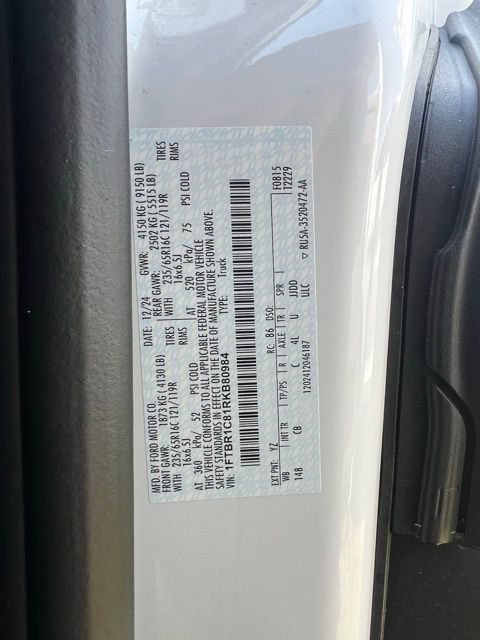 New 2024 Ford Transit 250 148 Medium Roof w/ Load Area Protection Package RWD image 29