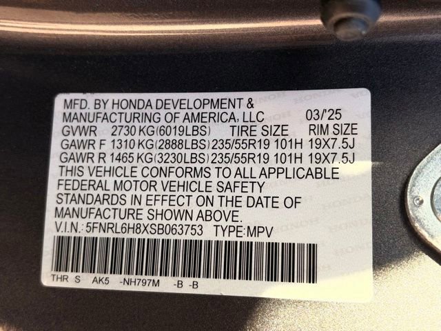 Used 2025 Honda Odyssey Touring image 26