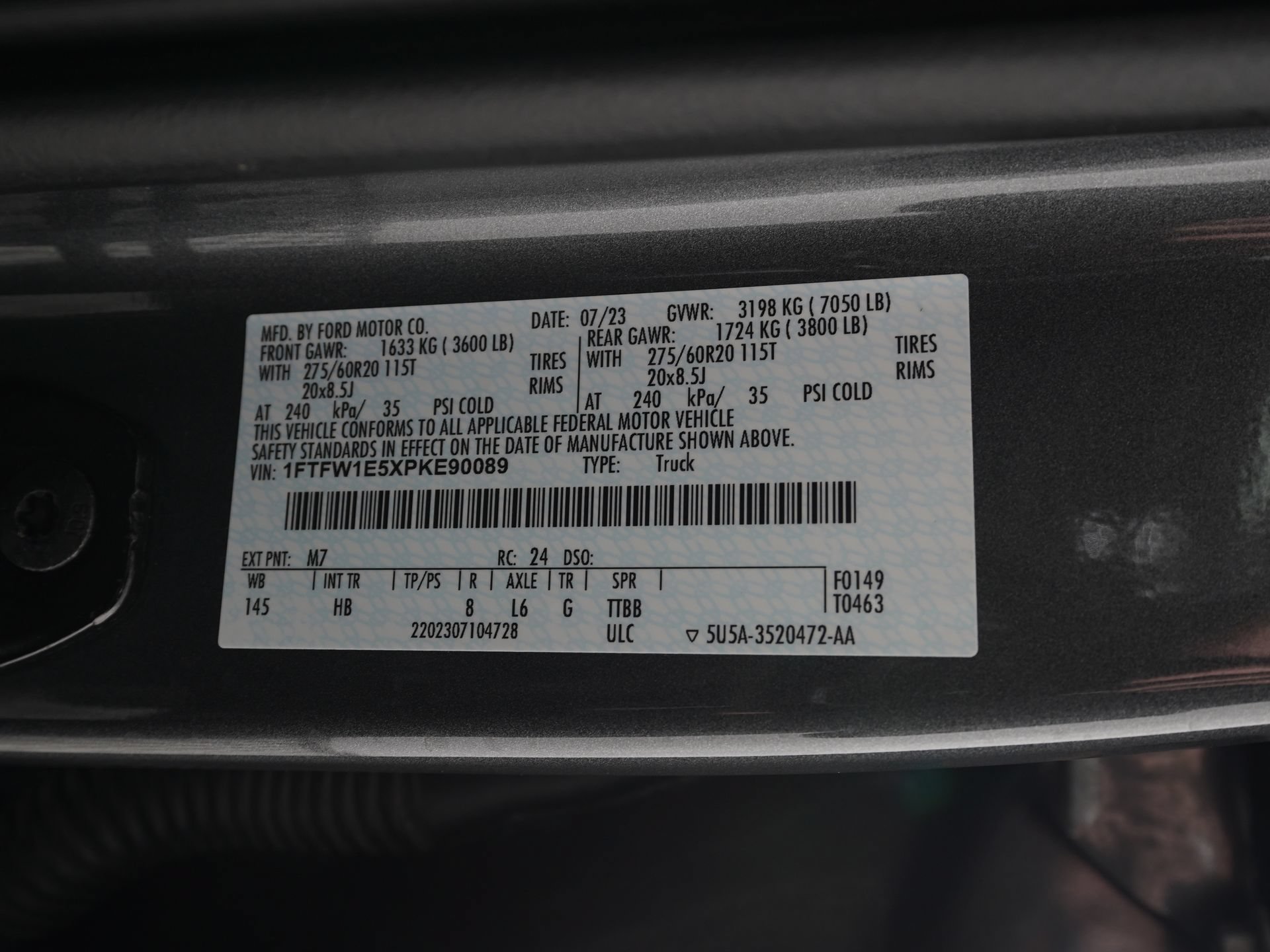 Used 2023 Ford F150 Lariat w/ Equipment Group 502A High AWD/4WD image 40