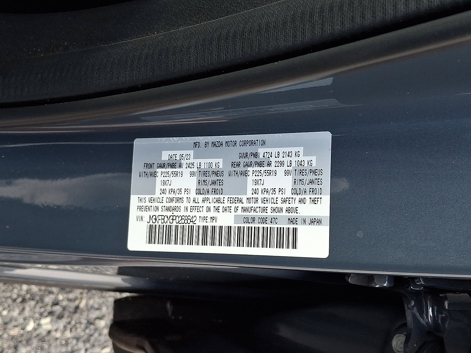 Certified 2023 MAZDA CX-5 Carbon Edition AWD/4WD image 27