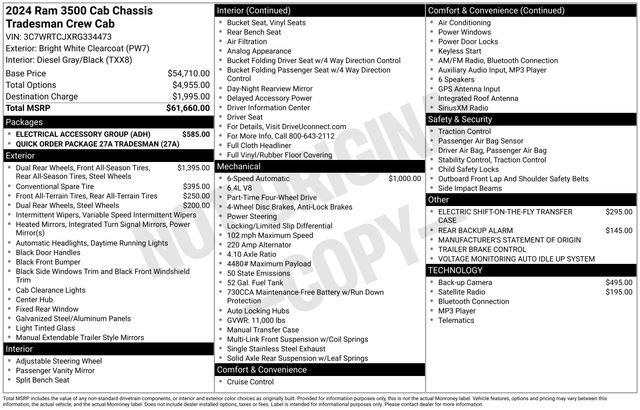 New 2024 RAM 3500 Tradesman w/ Electrical Accessory Group image 31