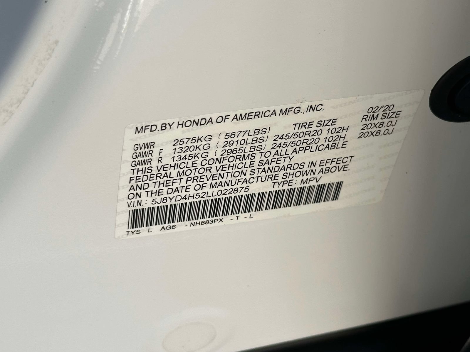 Certified 2020 Acura MDX w/ Technology Package AWD/4WD image 27