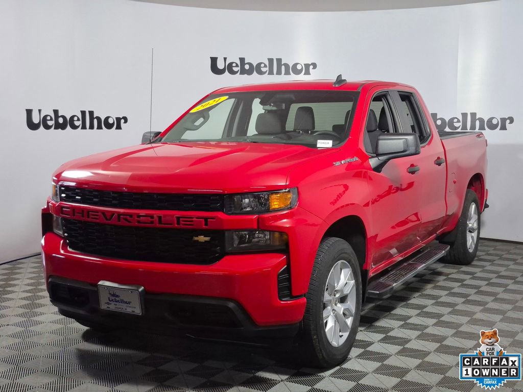 Certified 2021 Chevrolet Silverado 1500 Custom AWD/4WD image 3