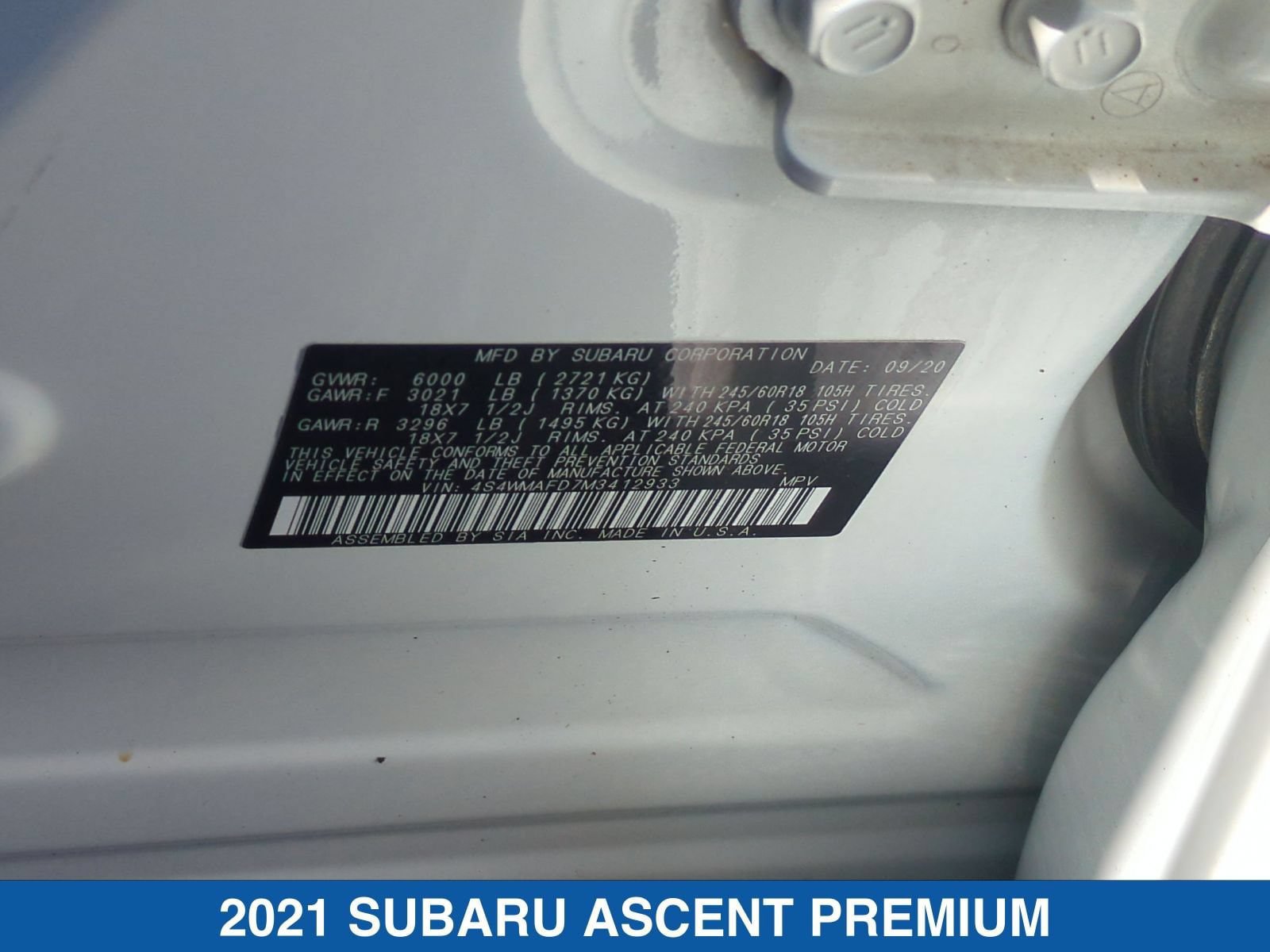 Used 2021 Subaru Ascent Premium w/ Convenience Package AWD/4WD image 39