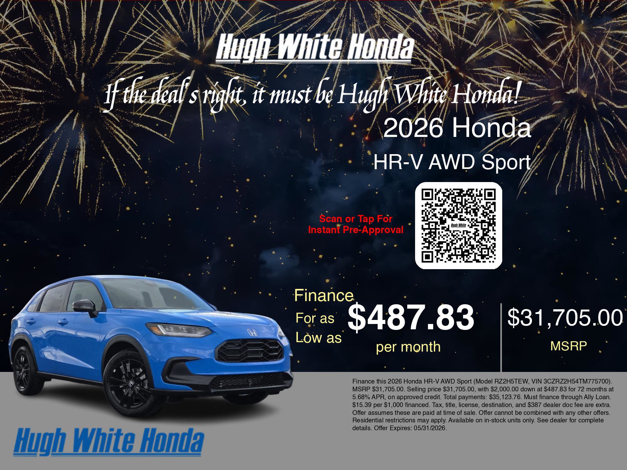 New 2026 Honda HR-V Sport image 7