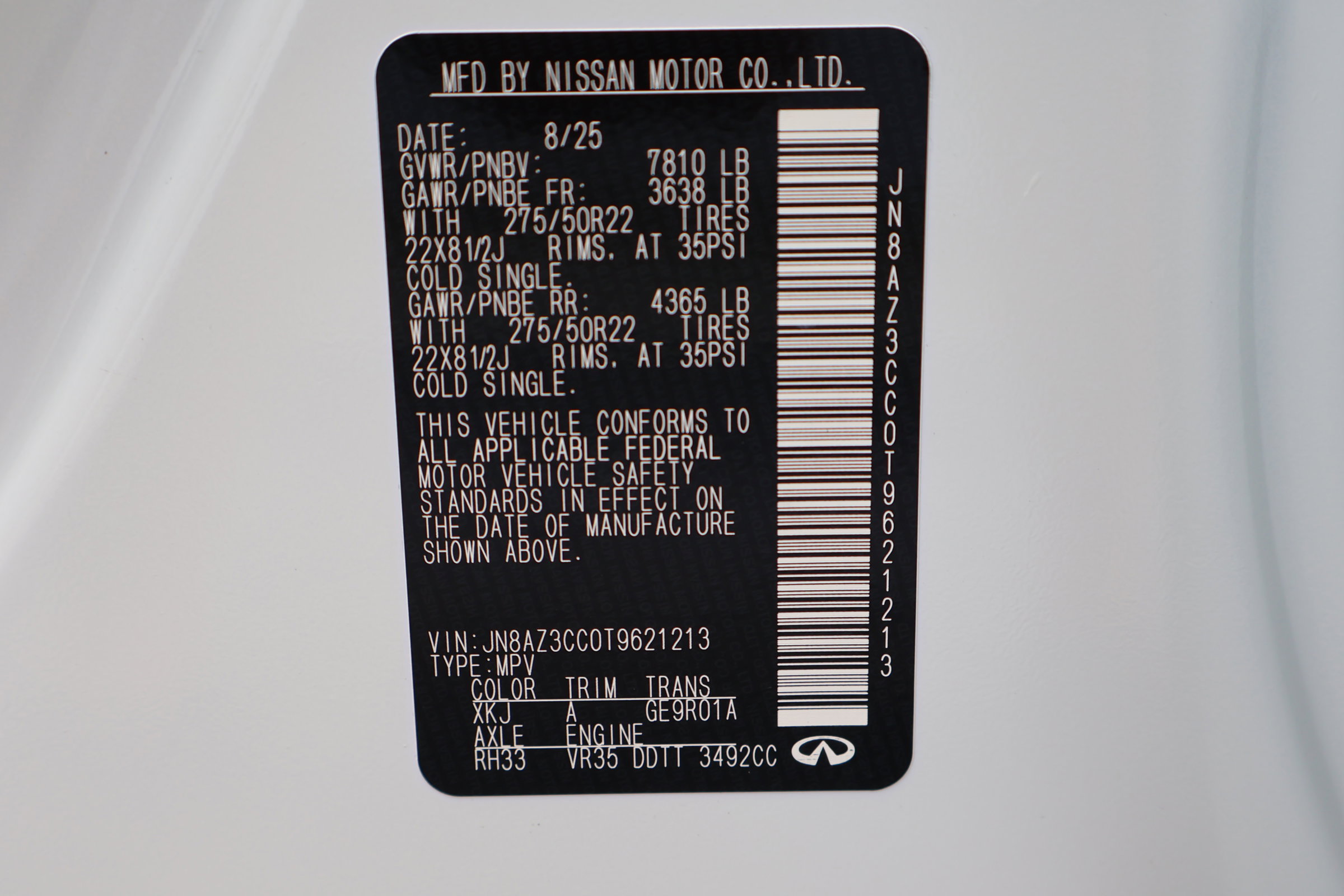 New 2026 INFINITI QX80 Autograph image 32