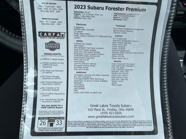 Used 2023 Subaru Forester Premium AWD/4WD image 27
