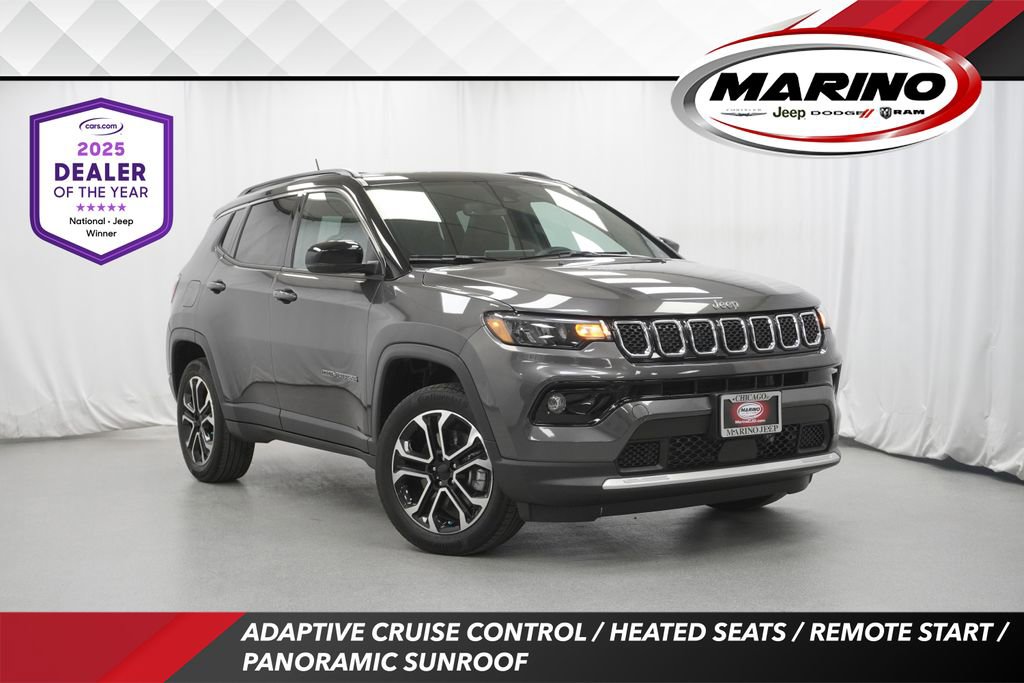 Certified 2023 Jeep Compass Limited w/ Sun and Sound Group