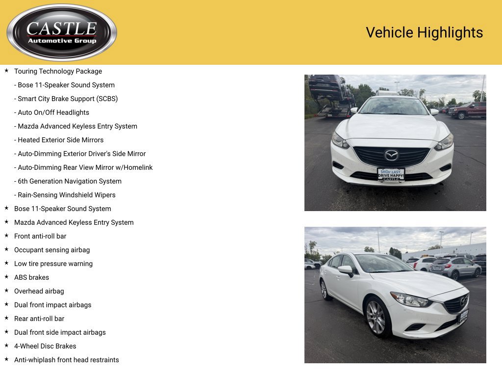 Used 2014 MAZDA MAZDA6 Touring w/ Touring Technology Package FWD image 4