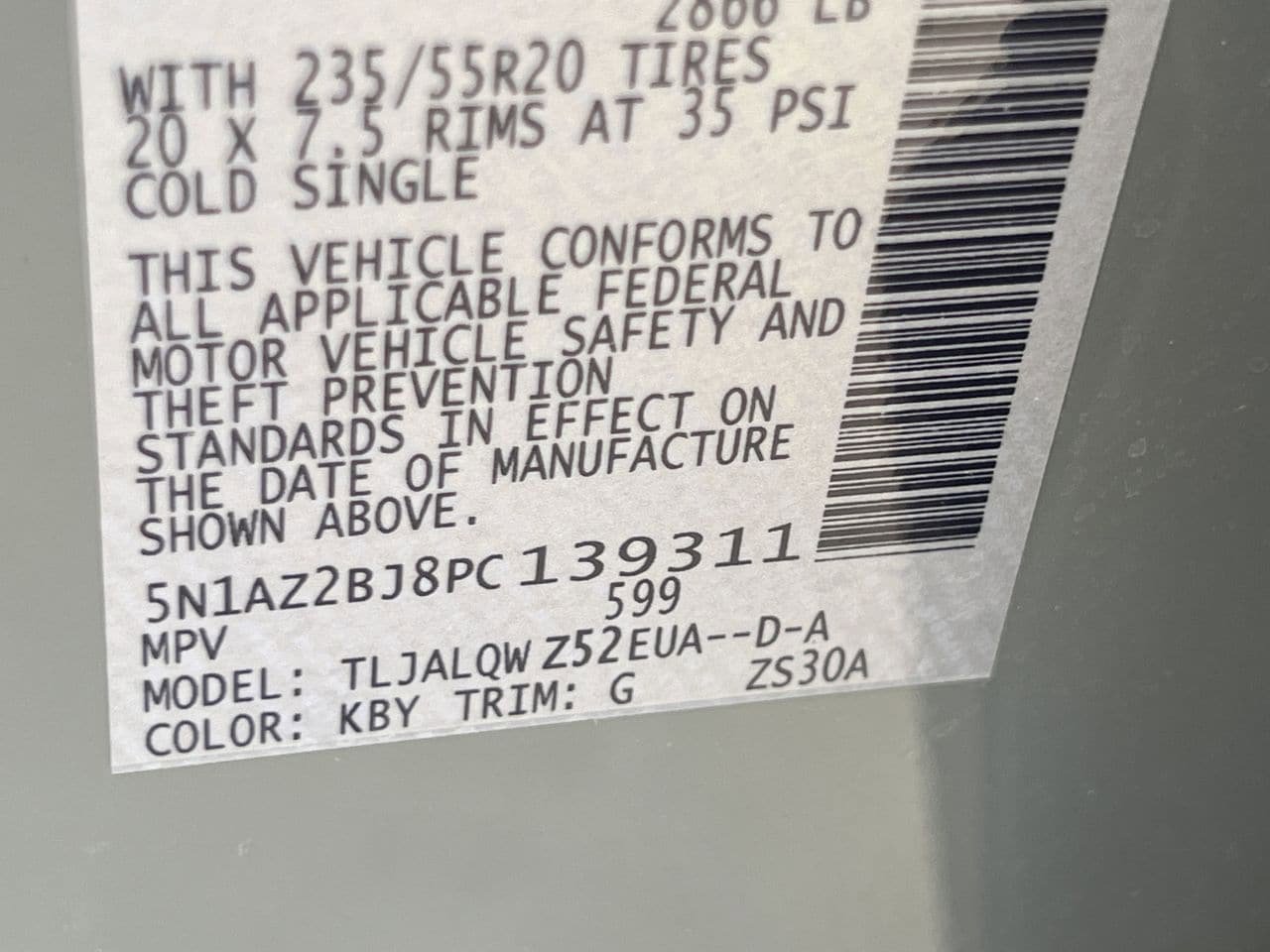 Certified 2023 Nissan Murano SV w/ SV Midnight Edition Package image 27