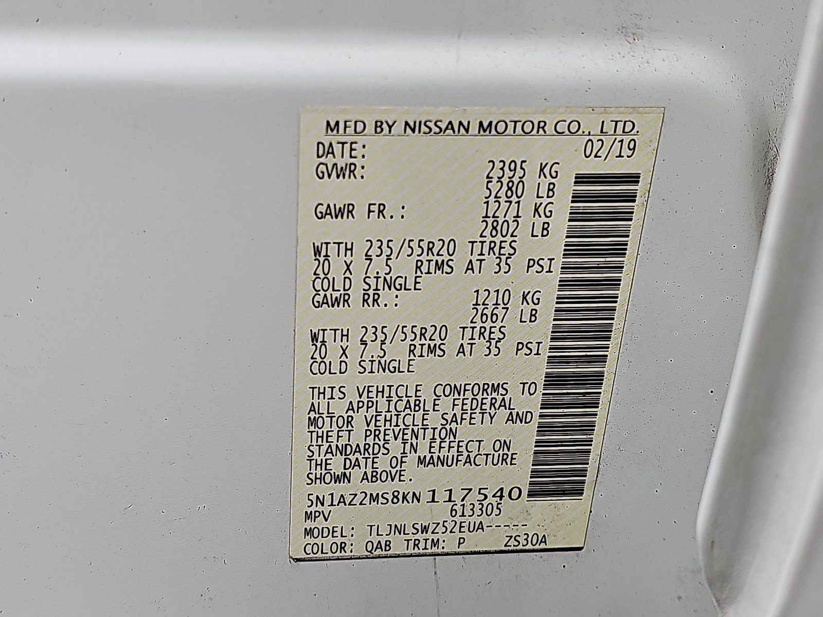 Used 2019 Nissan Murano Platinum w/ Cargo Package image 31