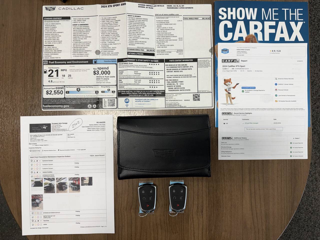 Used 2024 Cadillac XT6 Sport w/ Technology Package AWD/4WD image 60
