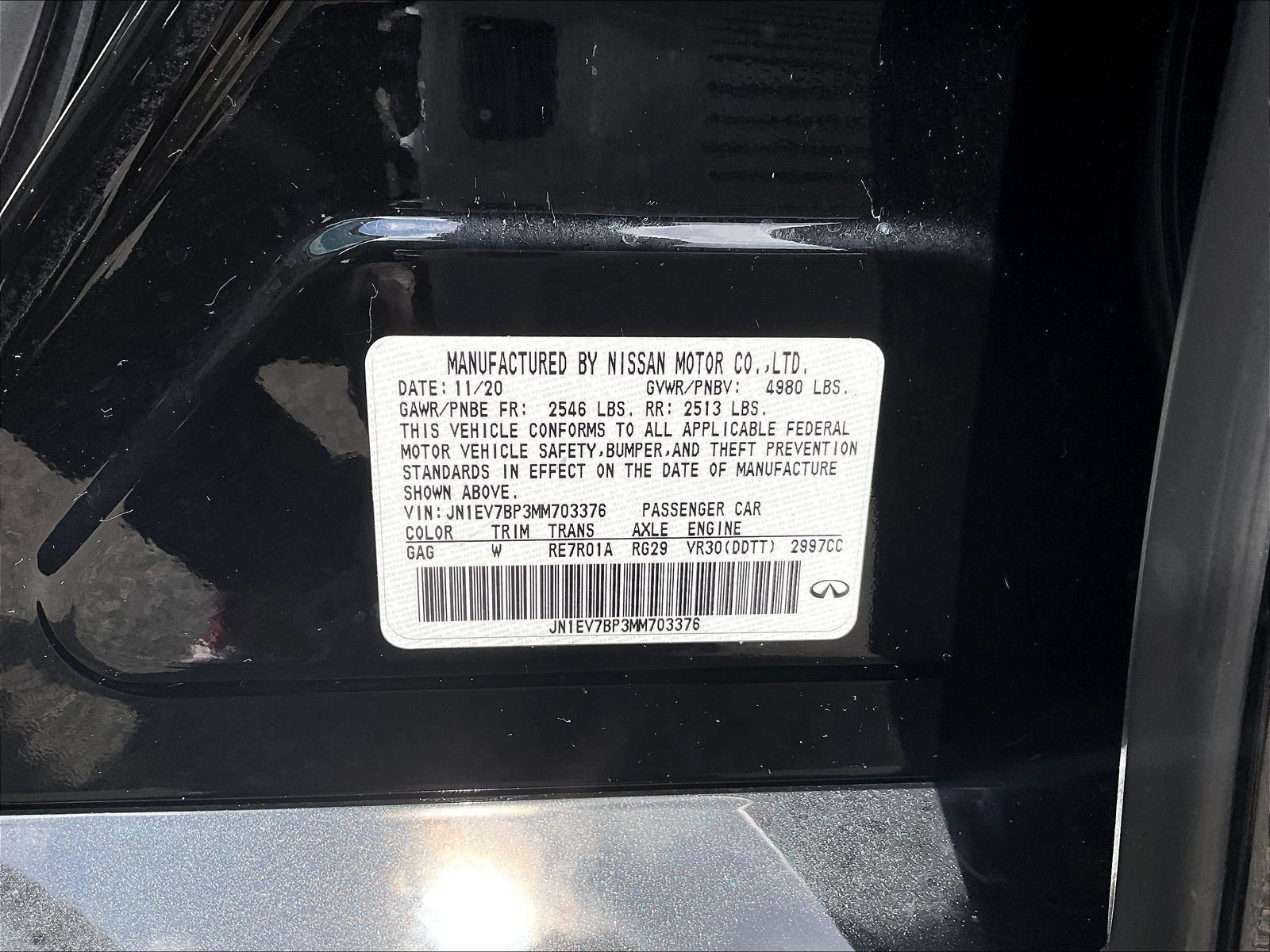 Used 2021 INFINITI Q50 Luxe w/ Cargo Package RWD image 21