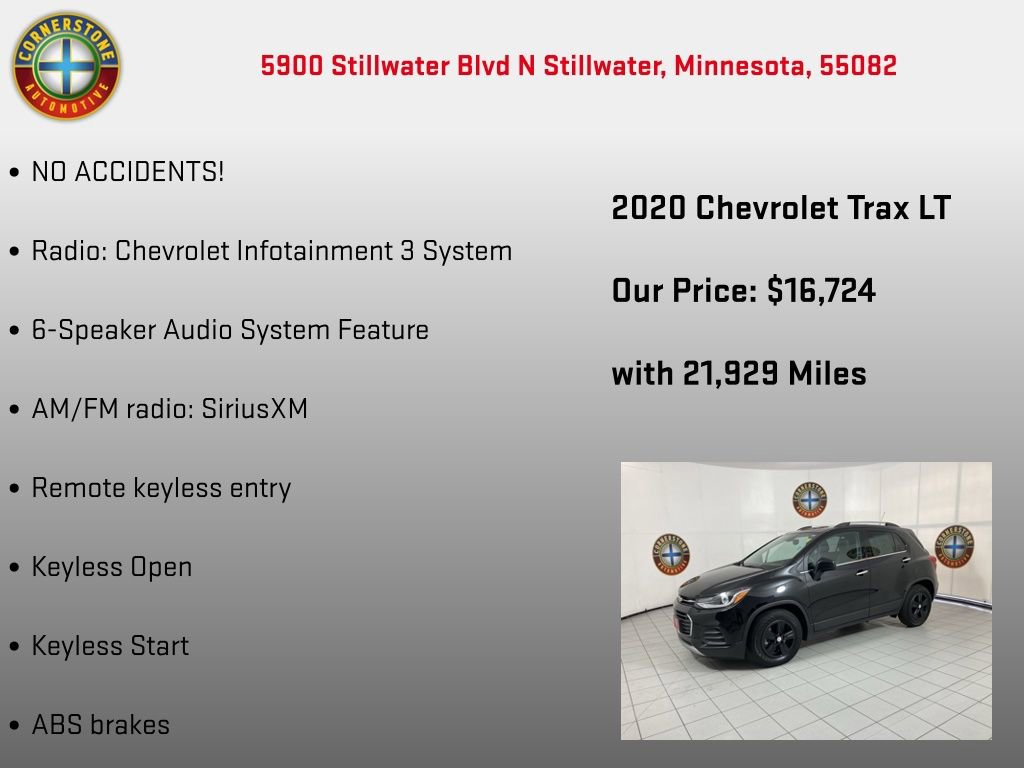 Used 2020 Chevrolet Trax LT w/ LT Convenience Package FWD image 10