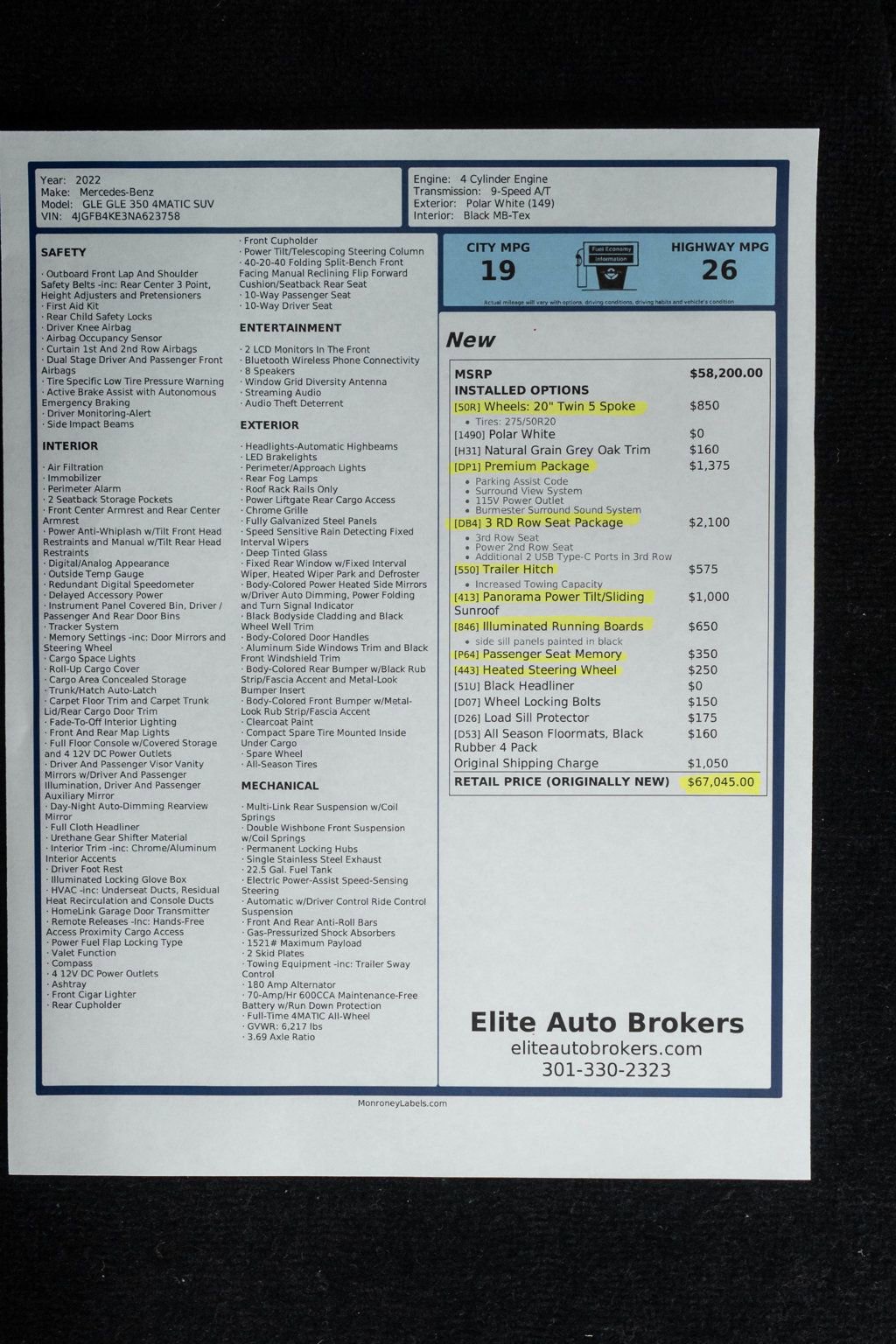 Used 2022 Mercedes-Benz GLE 350 4MATIC image 16