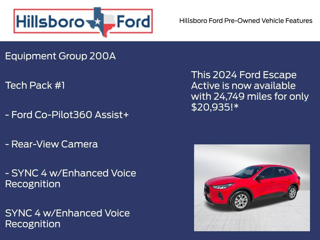 Used 2024 Ford Escape Active w/ Tech Pack #1 FWD image 3