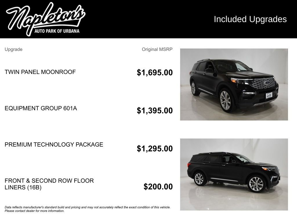 Used 2021 Ford Explorer Platinum w/ Equipment Group 601A AWD/4WD image 27