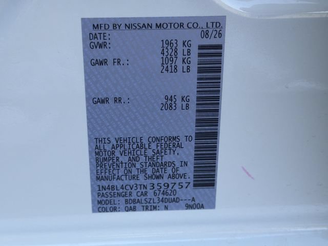 New 2026 Nissan Altima 2.5 SR FWD image 33