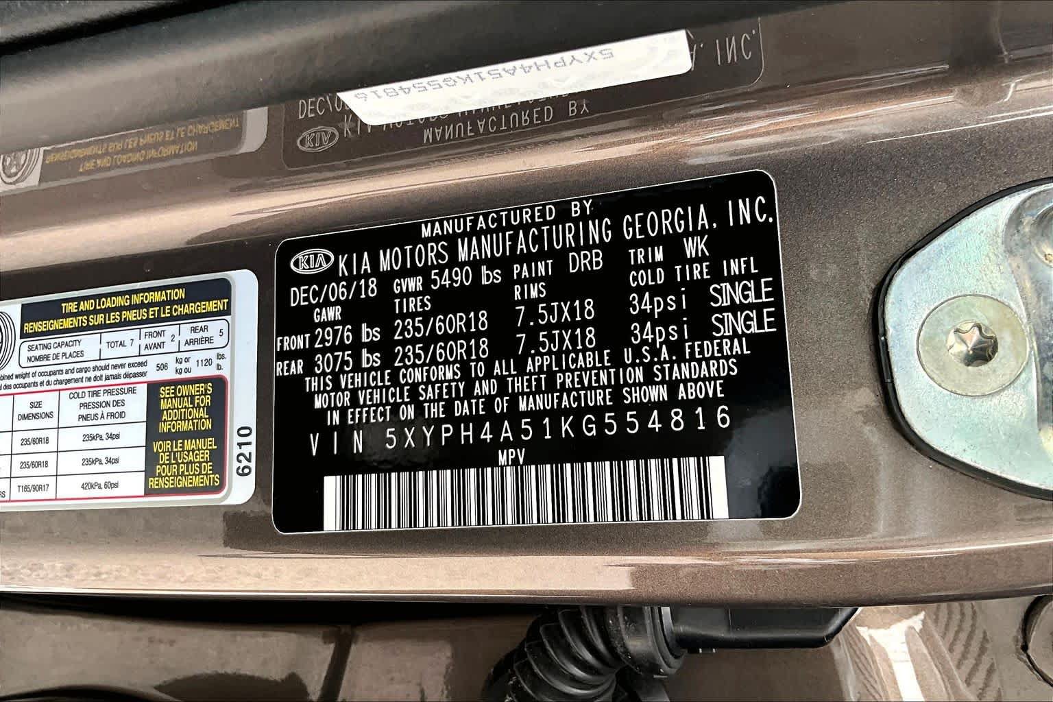 Used 2019 Kia Sorento EX FWD image 36