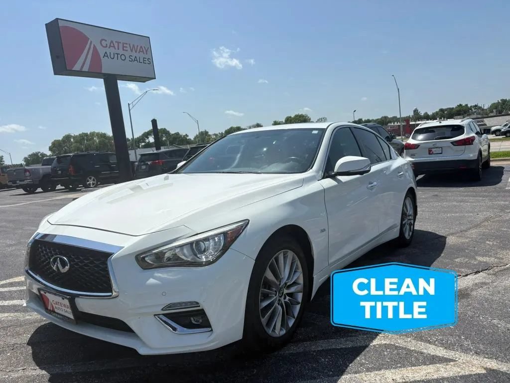 Used 2018 INFINITI Q50 Luxe w/ Essential Package (2.0T Luxe)