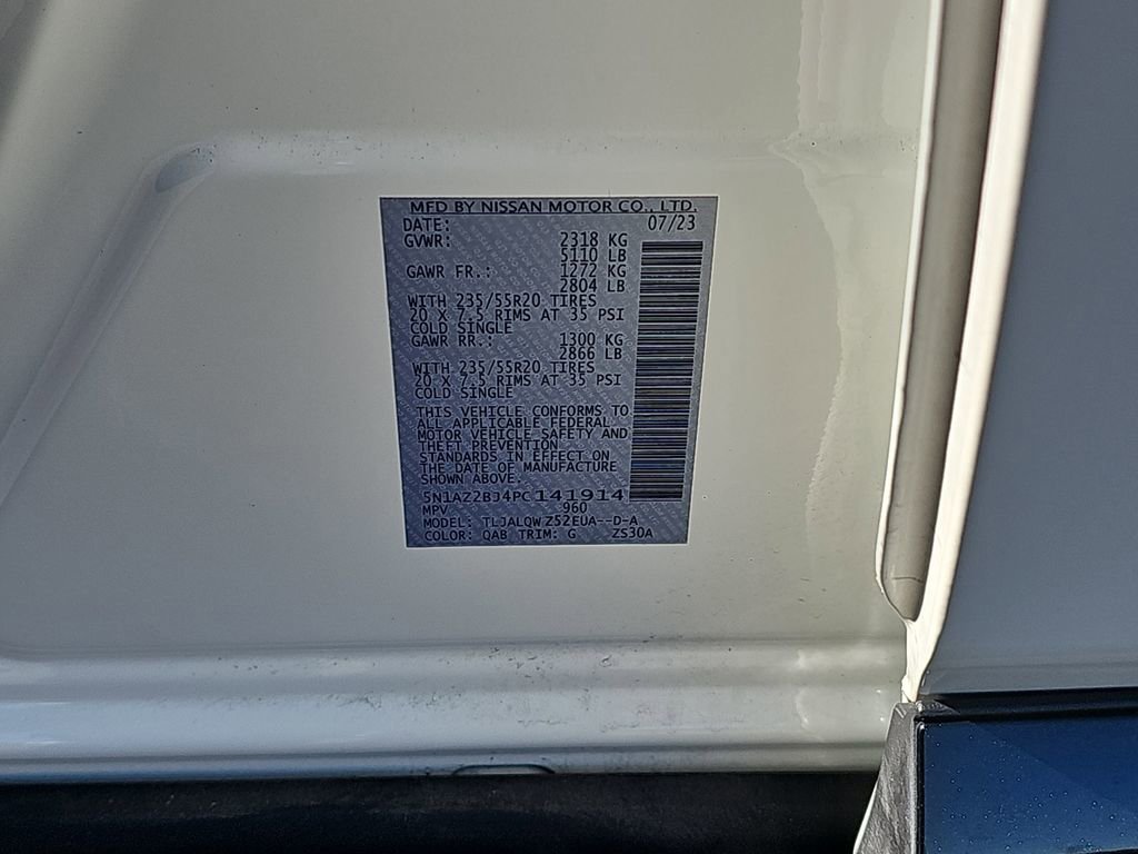 Used 2023 Nissan Murano SV w/ SV Midnight Edition Package image 36