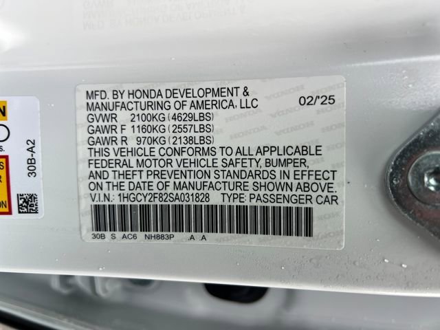 Certified 2025 Honda Accord Touring image 19