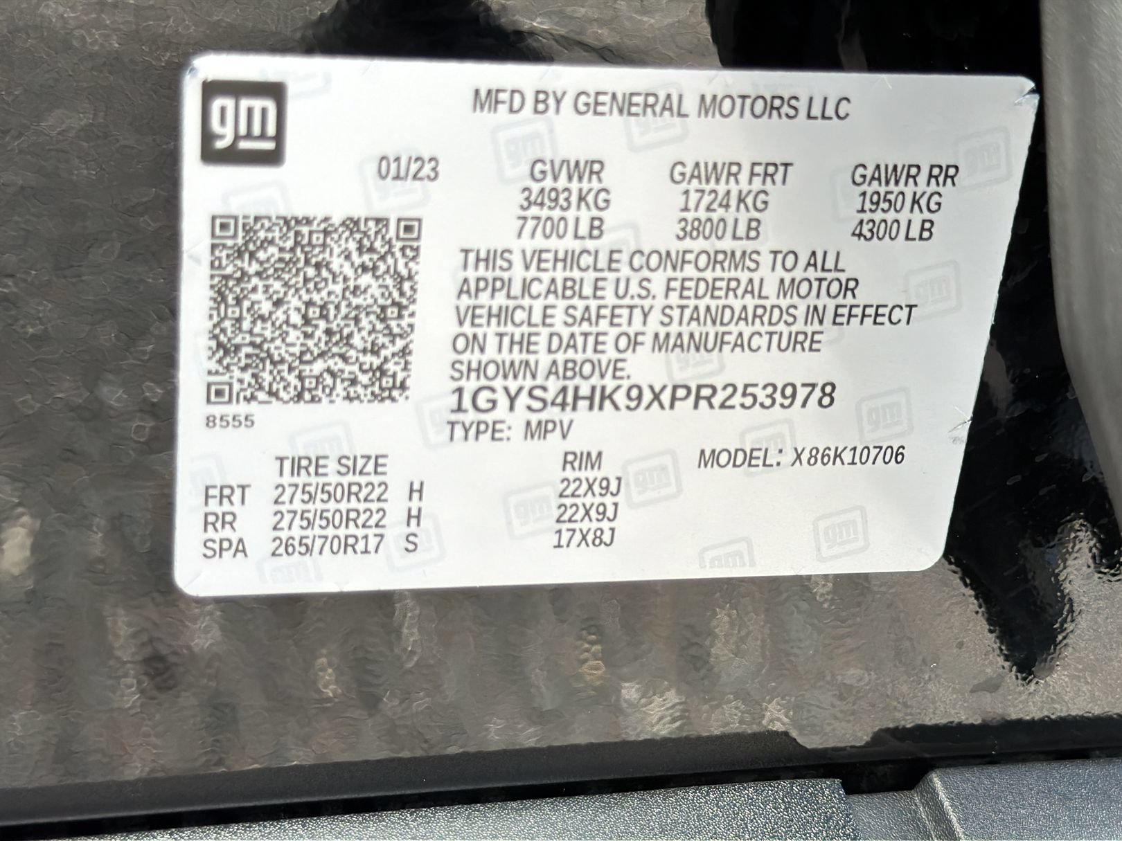Certified 2023 Cadillac Escalade V AWD/4WD image 31