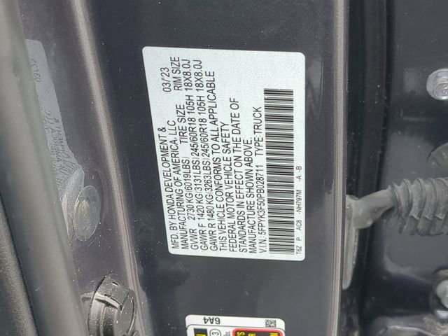 Used 2023 Honda Ridgeline RTL image 38