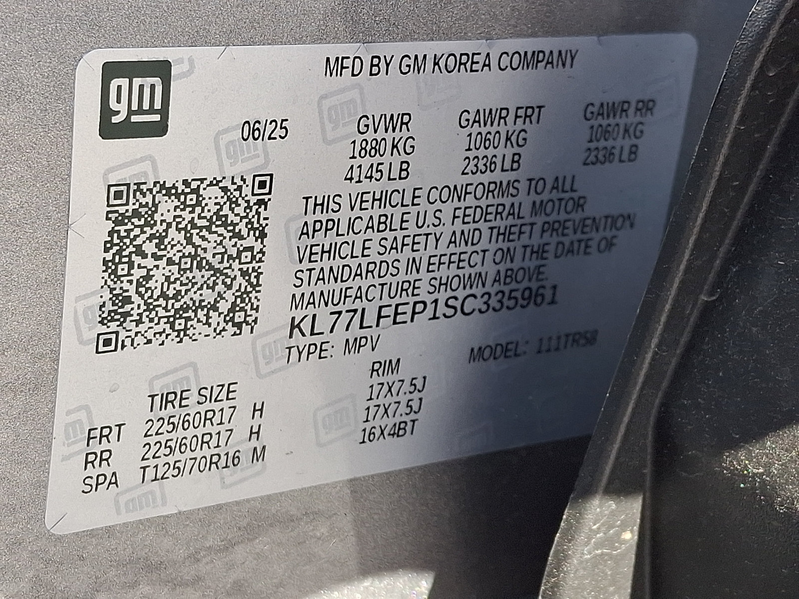 Certified 2025 Chevrolet Trax LS w/ LS Convenience Package FWD image 27