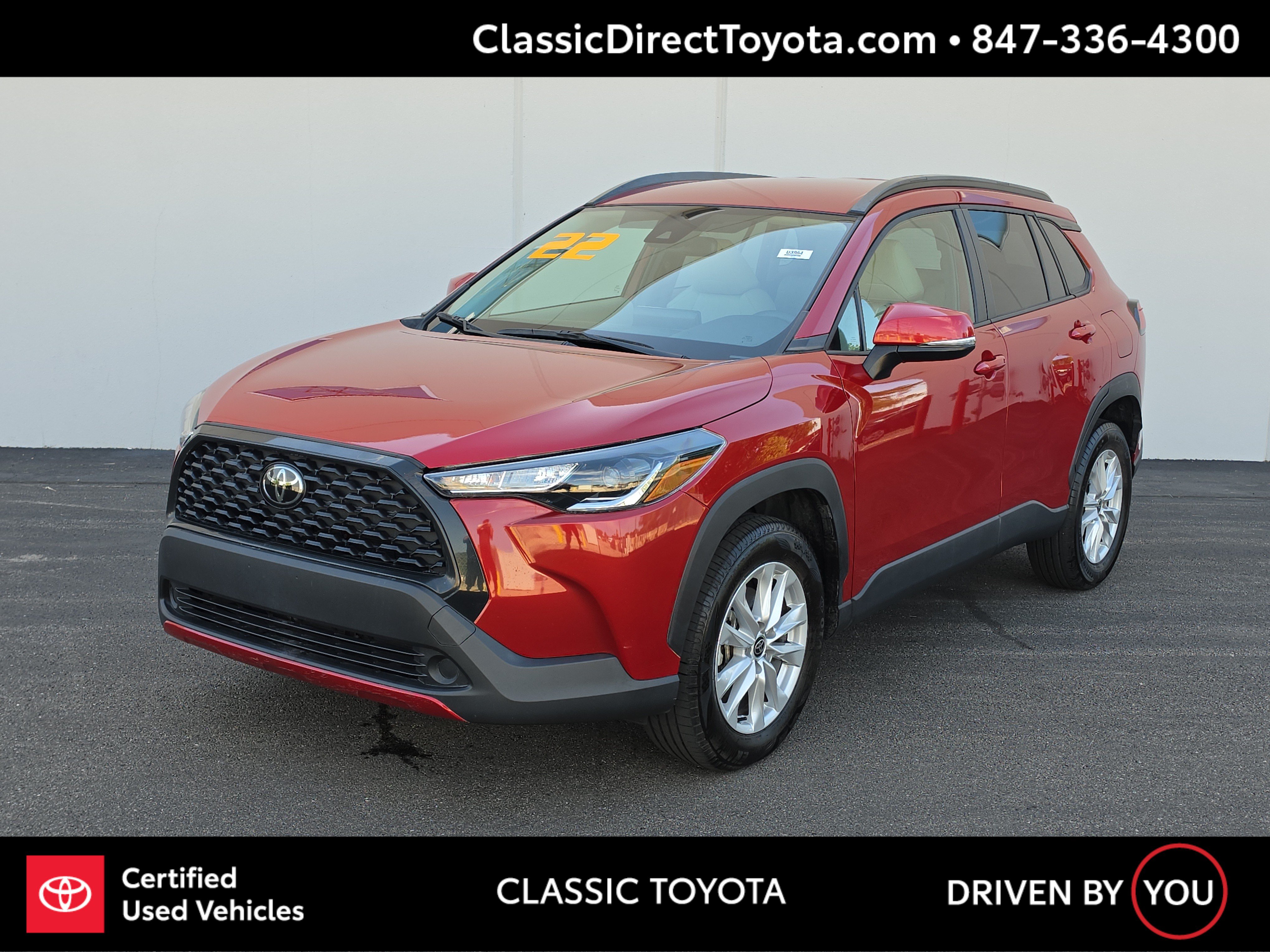 Certified 2022 Toyota Corolla Cross LE FWD image 1