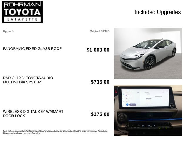 Used 2024 Toyota Prius XLE AWD/4WD image 4