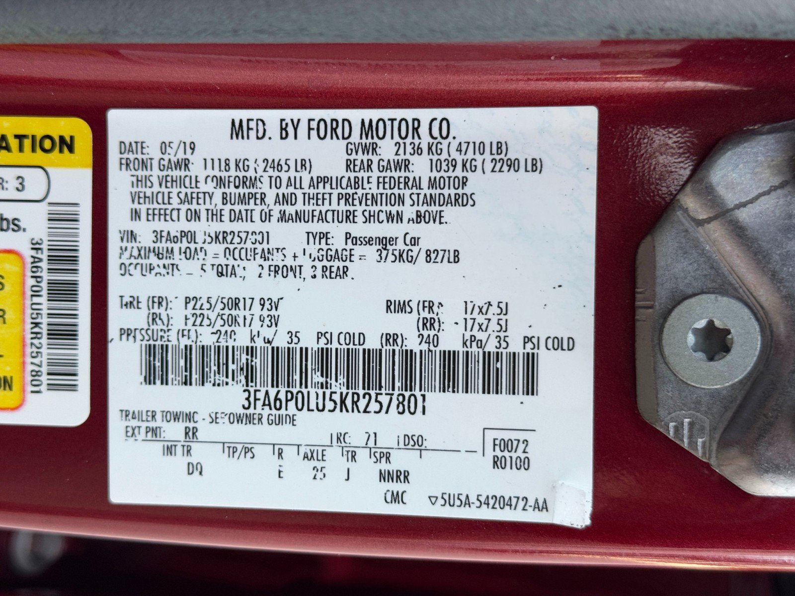 Used 2019 Ford Fusion SE image 41