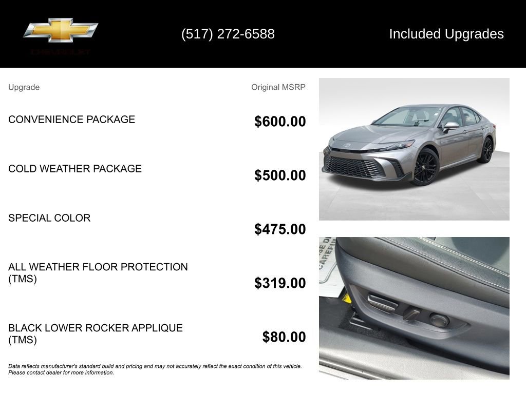 Used 2026 Toyota Camry SE w/ Convenience Package FWD image 5