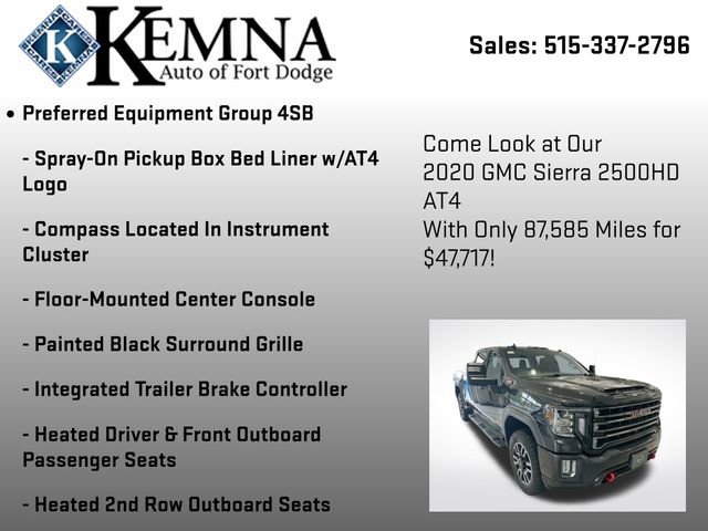 Used 2020 GMC Sierra 2500 AT4 w/ AT4 Premium Package image 19
