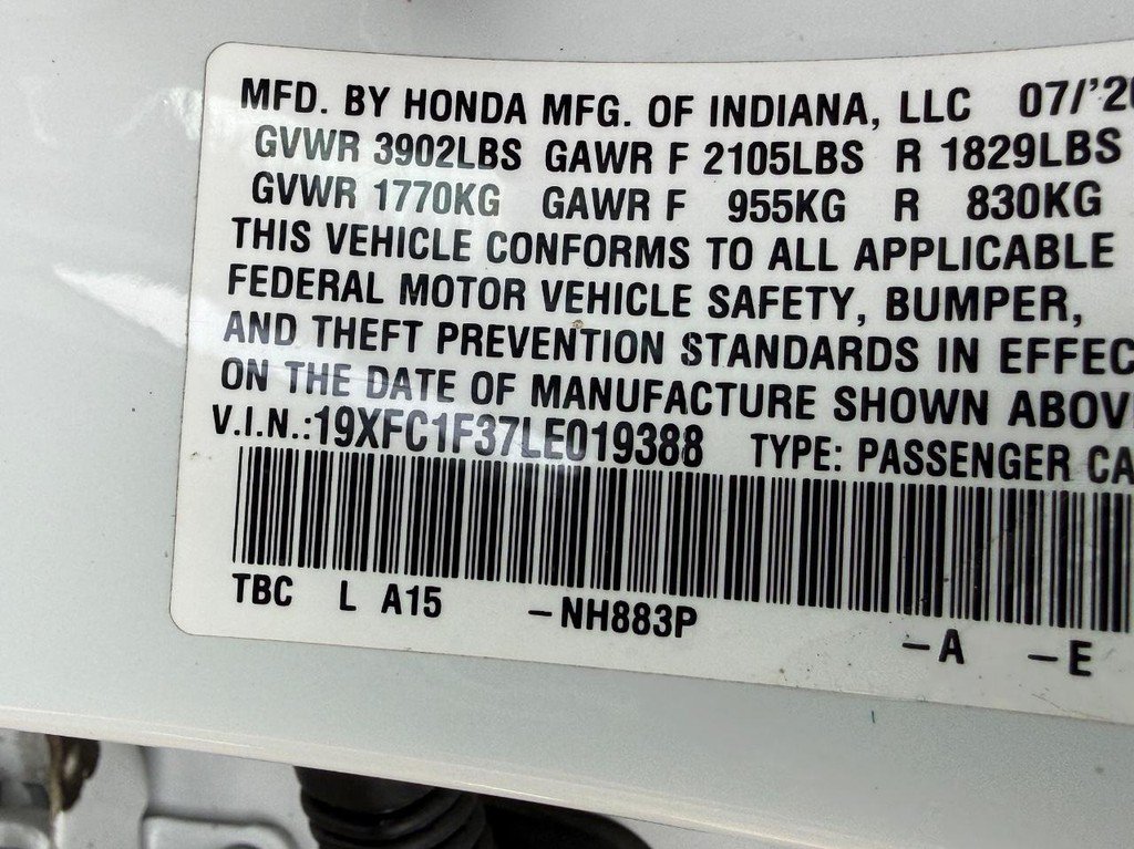 Used 2020 Honda Civic EX image 23