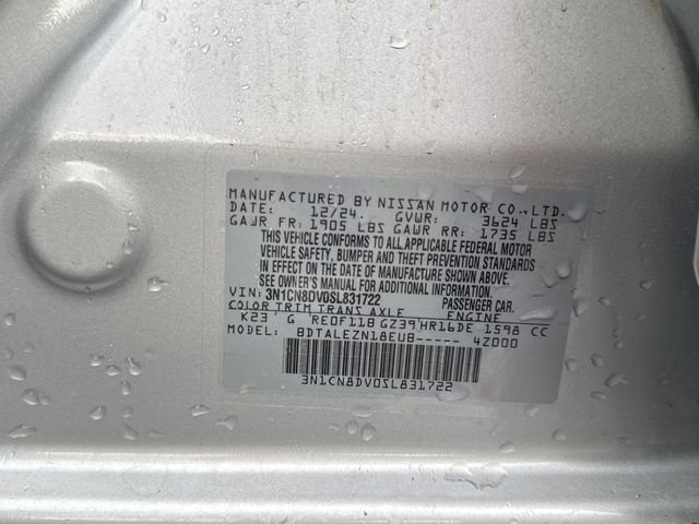 Used 2025 Nissan Versa S w/ Trunk Package image 24