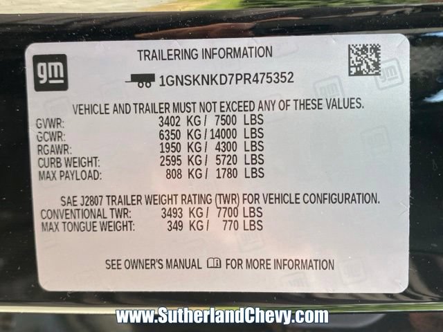 Used 2023 Chevrolet Tahoe LT AWD/4WD image 55
