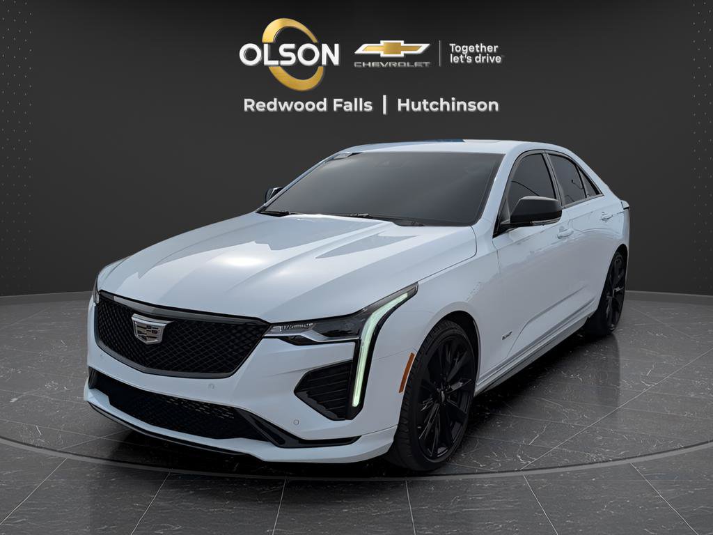 Used 2022 Cadillac CT4 V w/ LPO, ONYX Package image 1