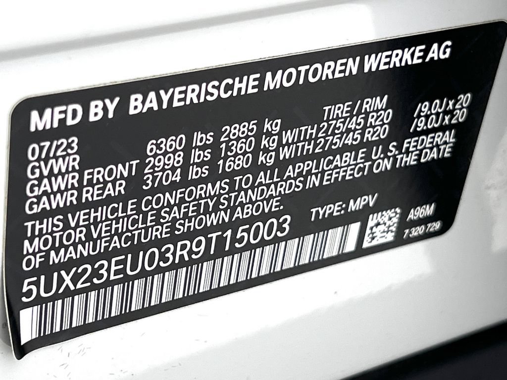 Certified 2024 BMW X5 xDrive40i w/ Parking Assistance Package AWD/4WD image 24