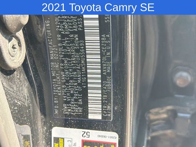 Used 2021 Toyota Camry SE FWD image 23