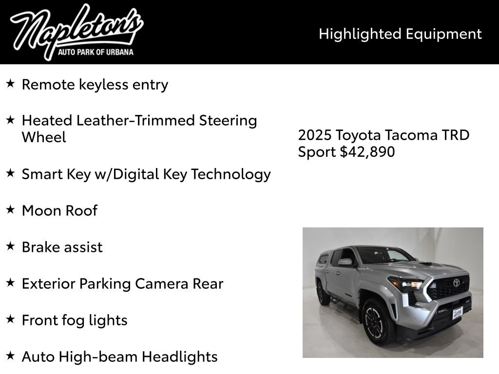 Used 2025 Toyota Tacoma TRD Sport w/ TRD Sport Upgrade Package AWD/4WD image 17