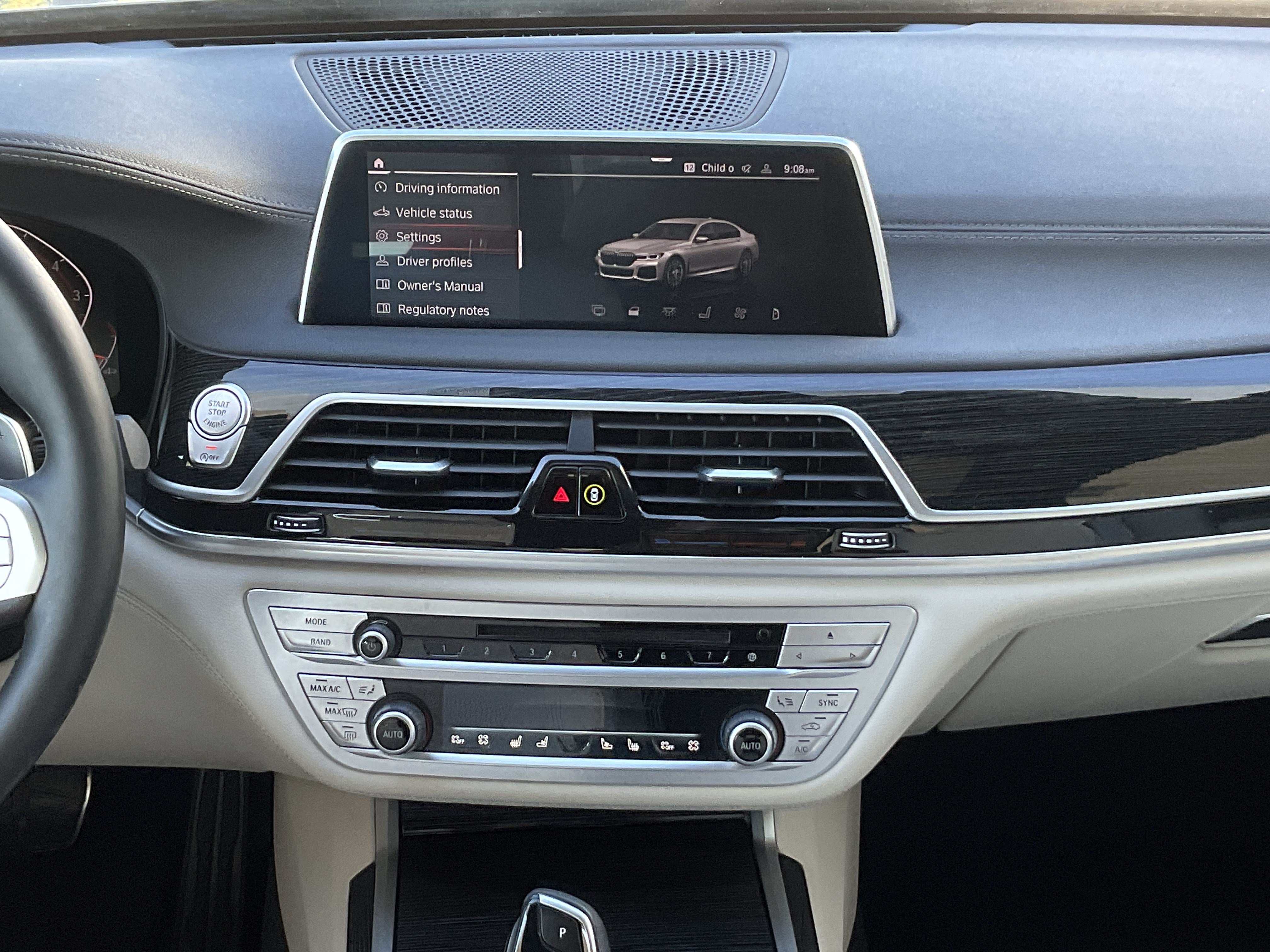 Used 2020 BMW 740i w/ M Sport Package RWD image 15