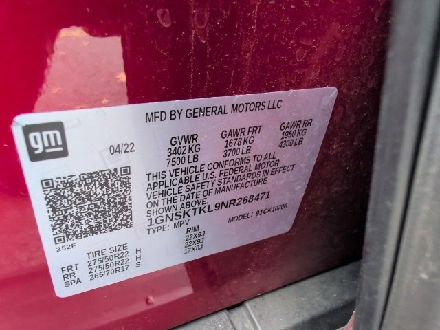 Certified 2022 Chevrolet Tahoe High Country image 33