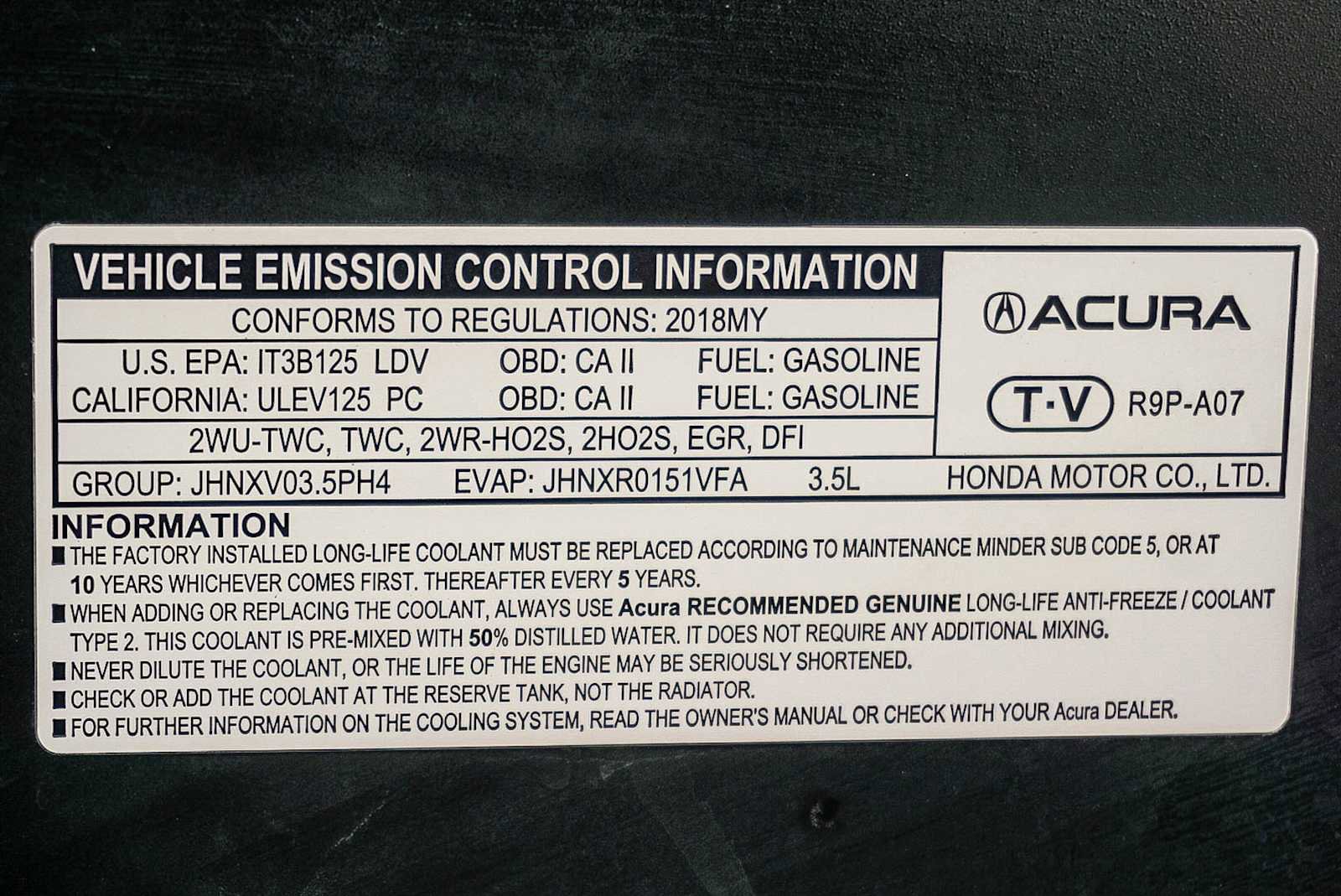 Used 2018 Acura RLX w/ Technology Package image 35