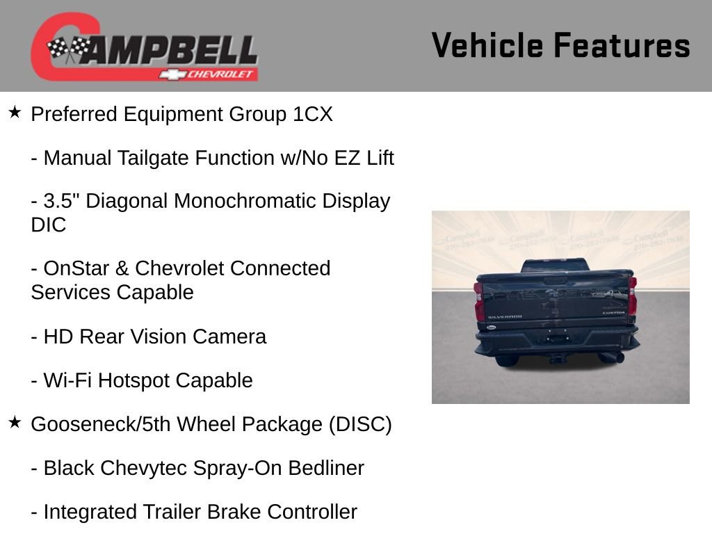 Used 2024 Chevrolet Silverado 2500 Custom w/ Custom Value Package AWD/4WD image 21