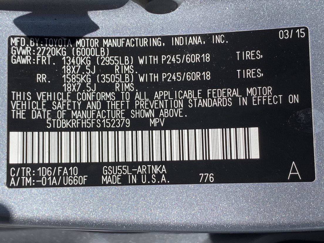 Used 2015 Toyota Highlander Plus AWD/4WD image 43