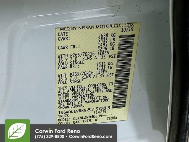 Used 2019 Nissan Frontier SV image 30