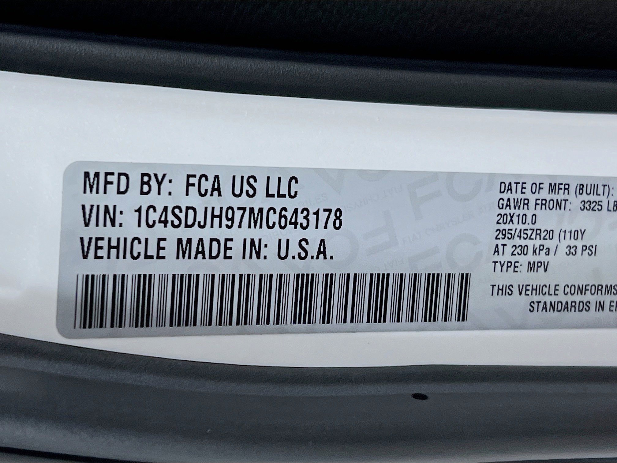 Used 2021 Dodge Durango SRT Hellcat w/ Technology Group image 35